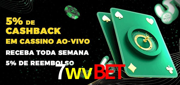 Promoções do cassino ao Vivo 7wvbet